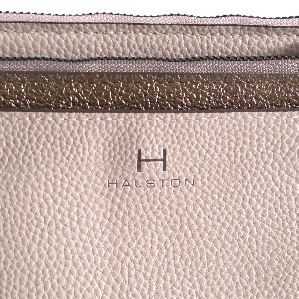 Halston Heritage Pink and Brown Women's Bag Set
